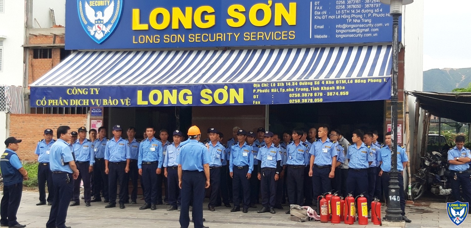 HUẤN LUYỆN PCCC CHO NHÂN VIÊN BẢO VỆ LONG SƠN